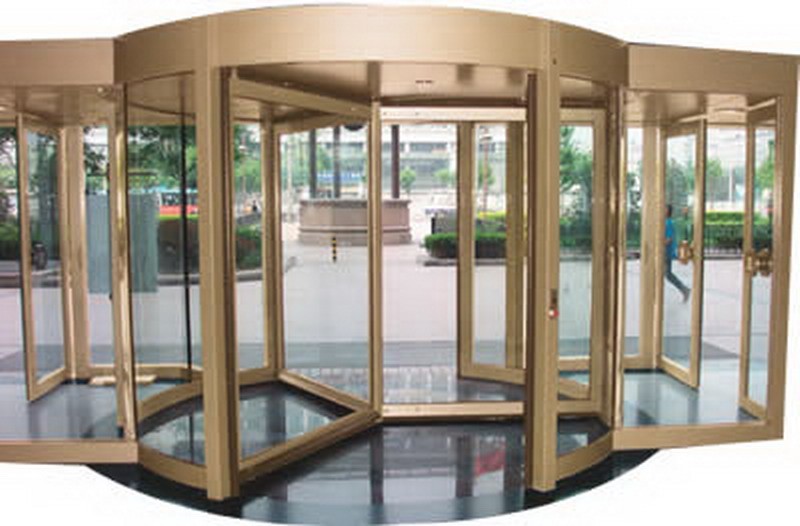 AUTOMATIC REVOLVING SLIDING DOOR